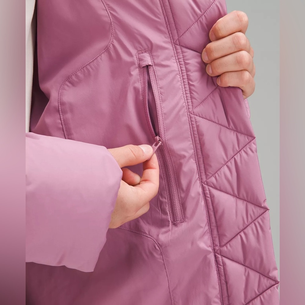 NWT Lululemon Wunder Puff Jacket VLVD VELVET DUST - Picture 8 of 15